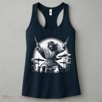 Drummer Rock Jesus Drumming Women's Tank Top thumb 3