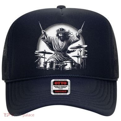 Drummer Rock Jesus Drumming Hat