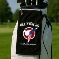 Dynamite Rex Kwon Do Break The Wrist. Walk Away Golf Towel thumb 2