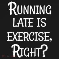 Does Running Late Count As Exercise Gift Pajama Set thumb 2