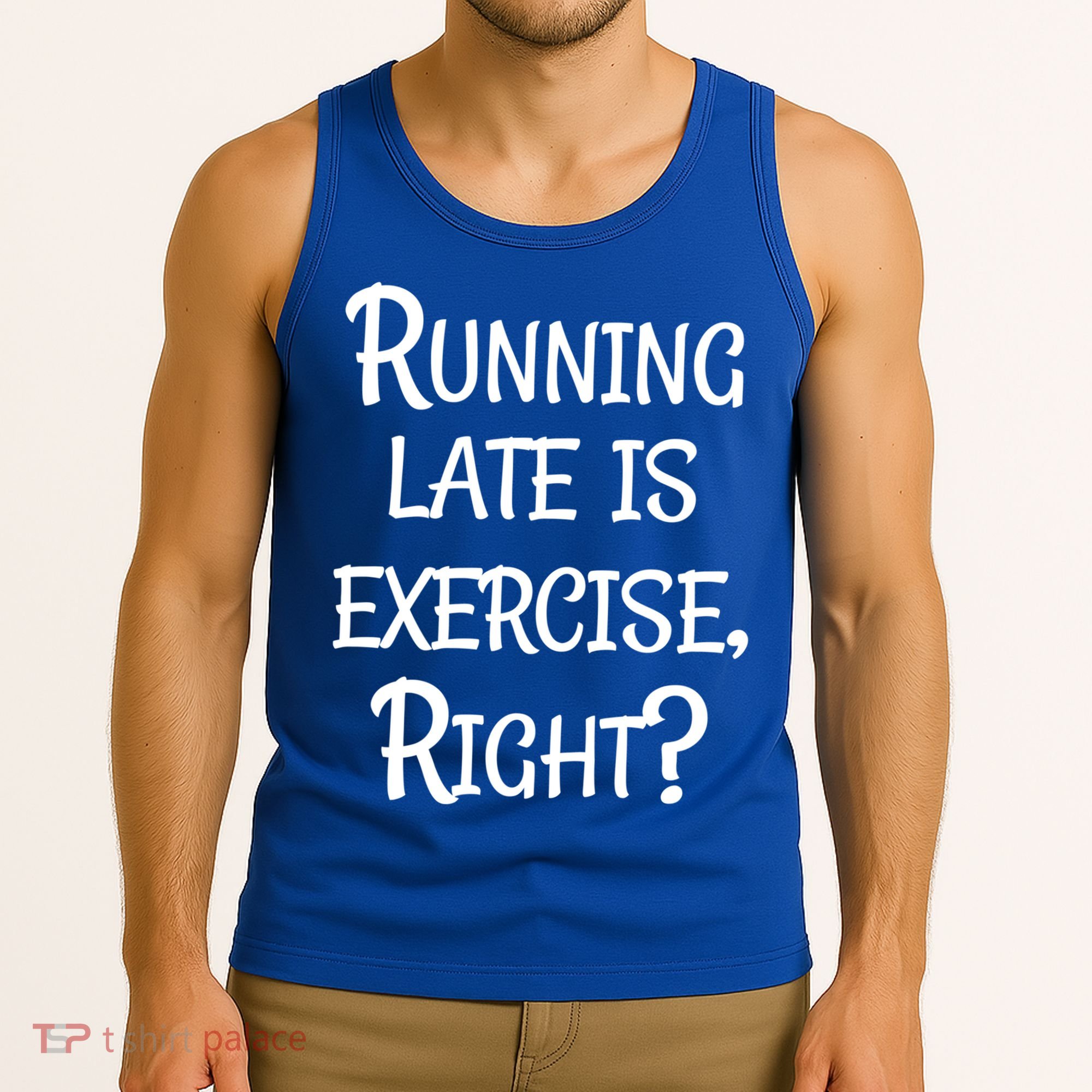 Does Running Late Count As Exercise Gift Tank Top