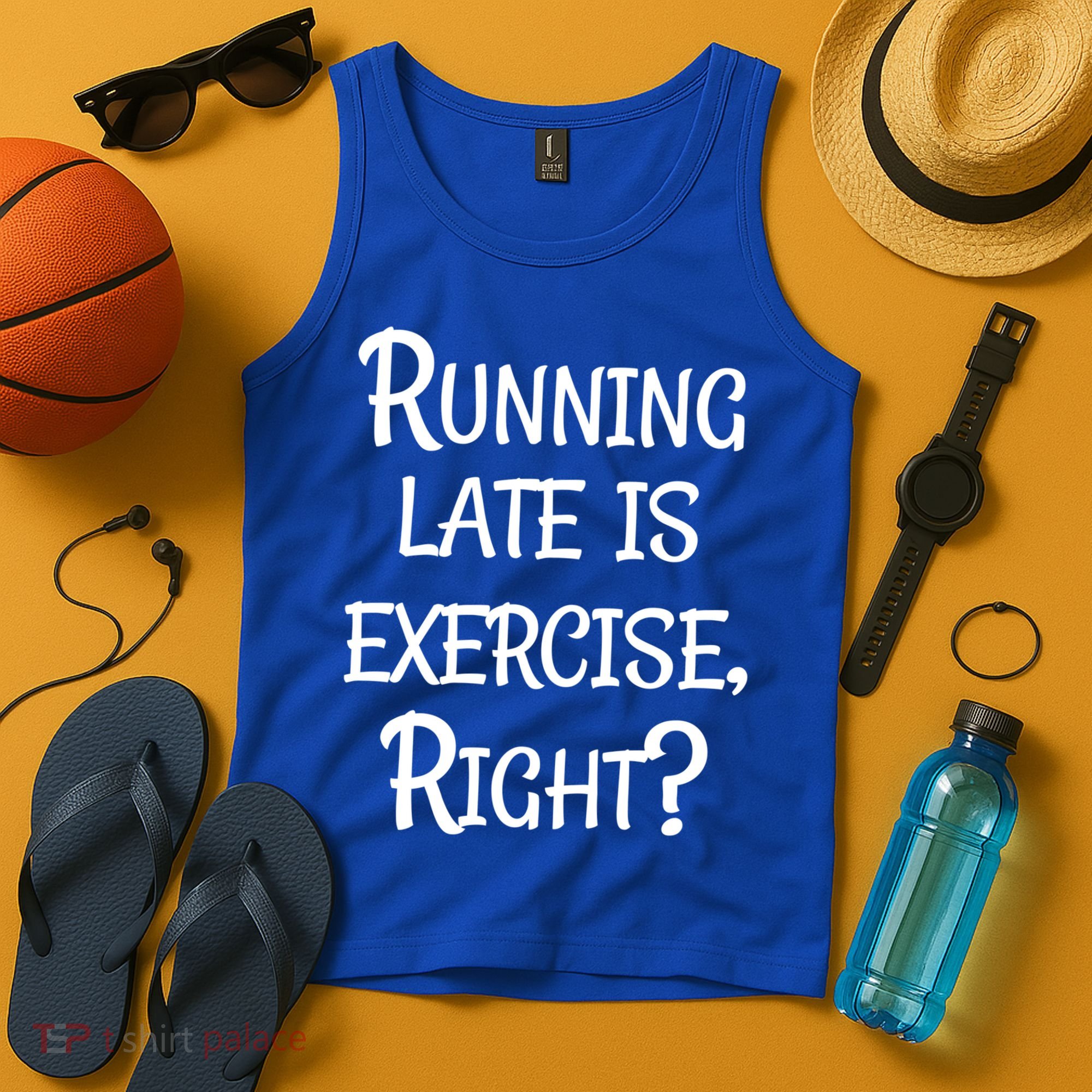 Does Running Late Count As Exercise Gift Tank Top