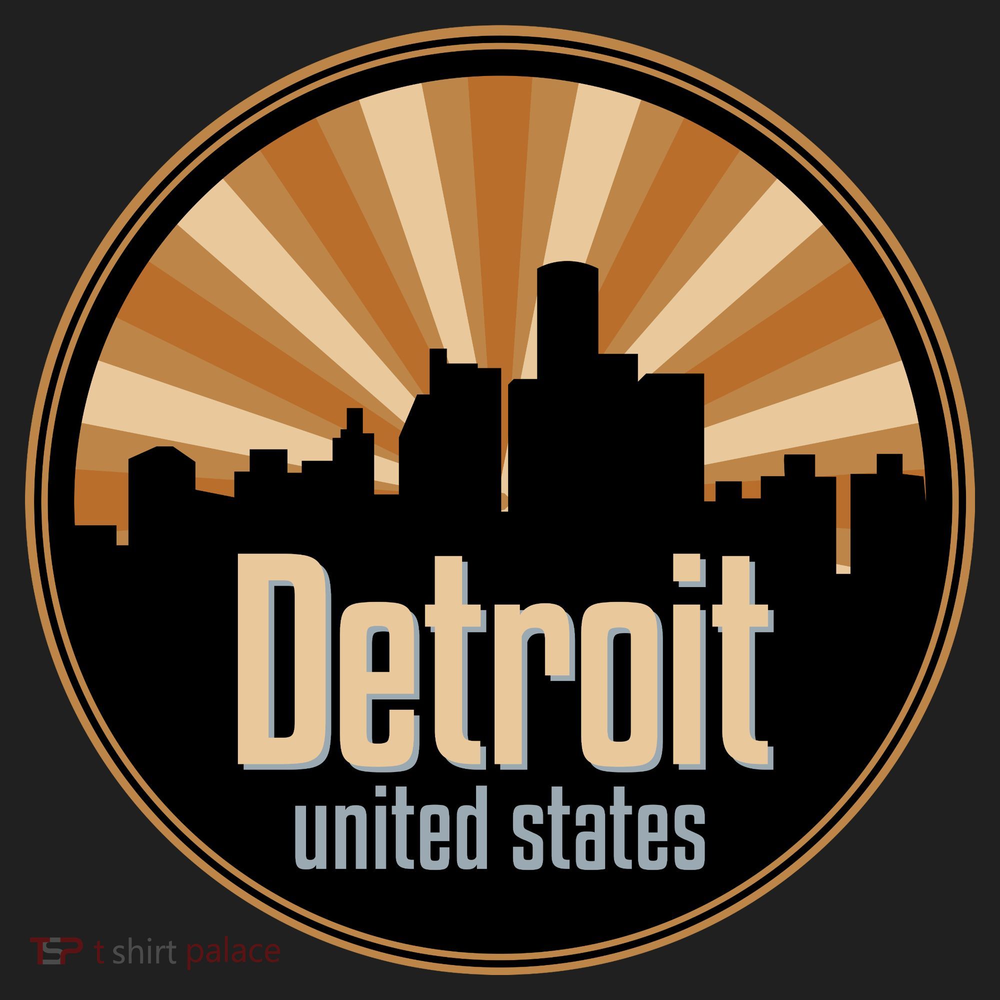 Detroit Record Label Skyline Symbol Women's Sweatshirt