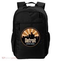 Detroit Record Label Skyline Symbol Backpack thumb 0