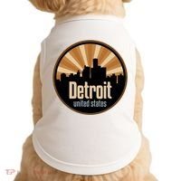 Detroit Record Label Skyline Symbol Doggie Tank thumb 0