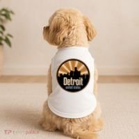 Detroit Record Label Skyline Symbol Doggie Tank thumb 2