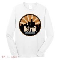 Detroit Record Label Skyline Symbol Long Sleeve Shirt thumb 0