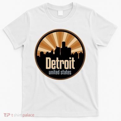 Detroit Record Label Skyline Symbol T-Shirt