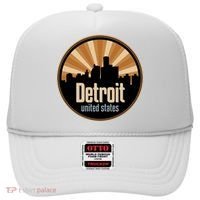 Detroit Record Label Skyline Symbol Hat thumb 0