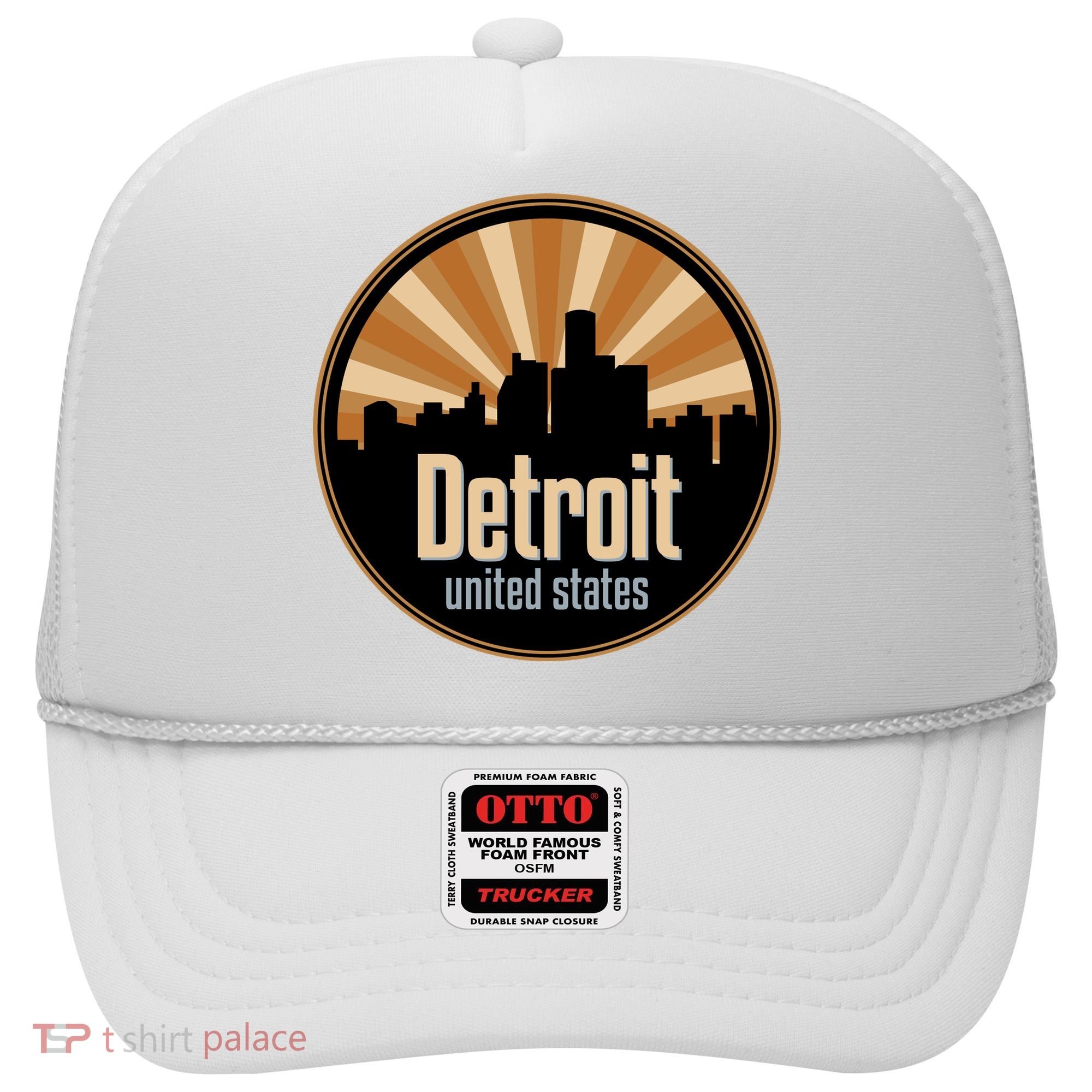 Detroit Record Label Skyline Symbol Hat