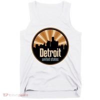 Detroit Record Label Skyline Symbol Tank Top thumb 0