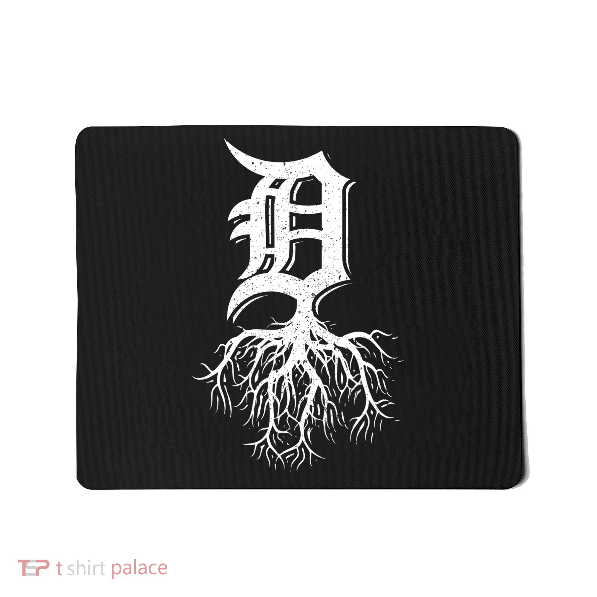 Detroit Roots Michigan American Born Rooted American Gifts Mousepad