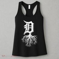 Detroit Roots Michigan American Born Rooted American Gifts Women's Tank Top thumb 3