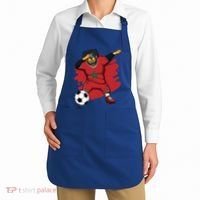 Dabbing Rottweiler Morocco Soccer Fans Jersey Moroccan Sport Great Gift Apron thumb 2