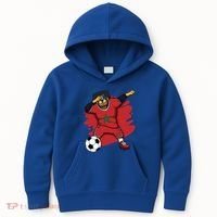 Dabbing Rottweiler Morocco Soccer Fans Jersey Moroccan Sport Great Gift Kids Hoodie thumb 0