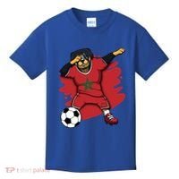 Dabbing Rottweiler Morocco Soccer Fans Jersey Moroccan Sport Great Gift Kids T-Shirt thumb 0
