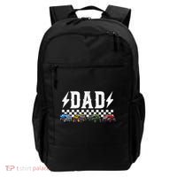 Dad Retro Monster Truck Family Crew Birthday Matching  Backpack thumb 0