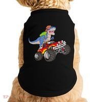 Dinosaur Riding Monster Truck Doggie Tank thumb 0