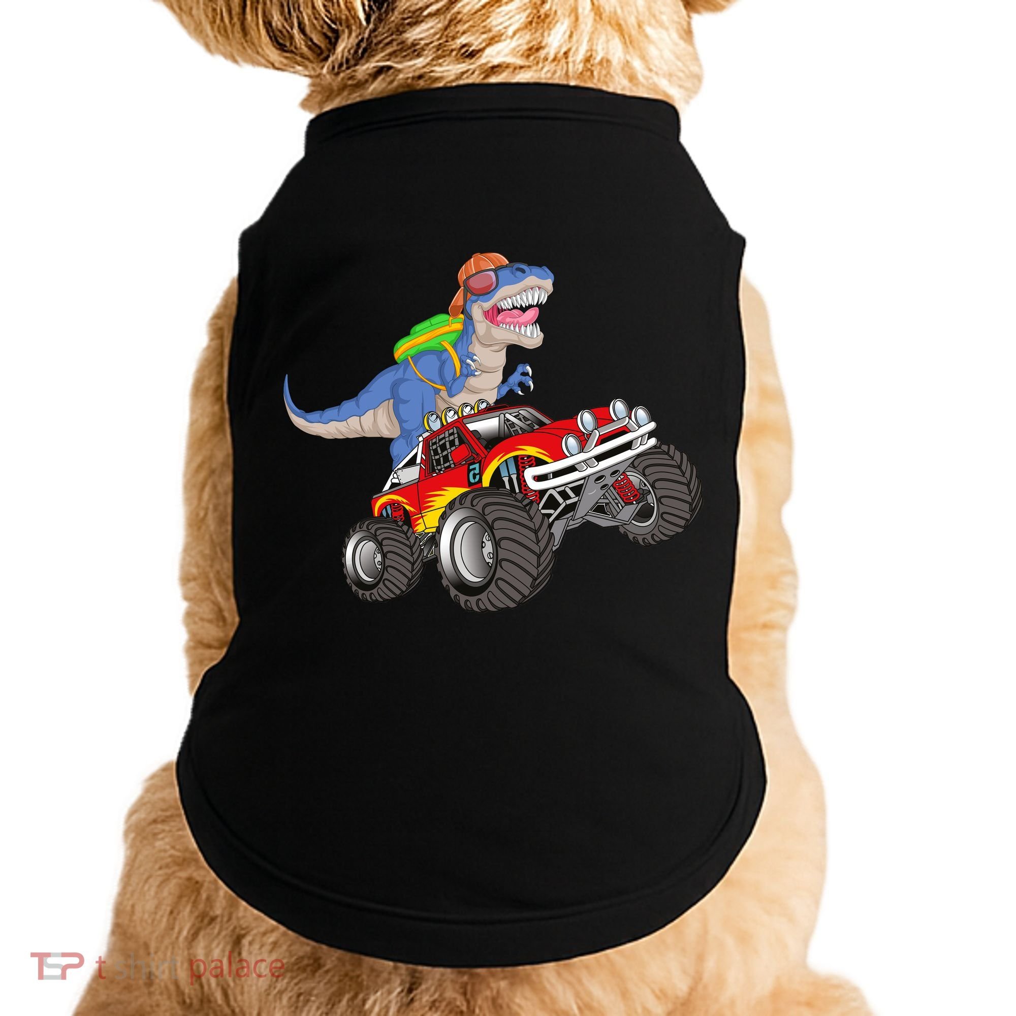 Dinosaur Riding Monster Truck Doggie Tank