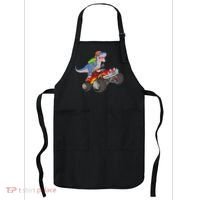 Dinosaur Riding Monster Truck Apron thumb 0