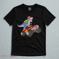 Dinosaur Riding Monster Truck T-Shirt thumb 5