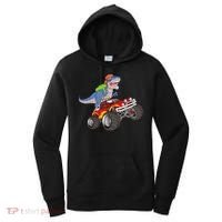 Dinosaur Riding Monster Truck Women's Hoodie thumb 0