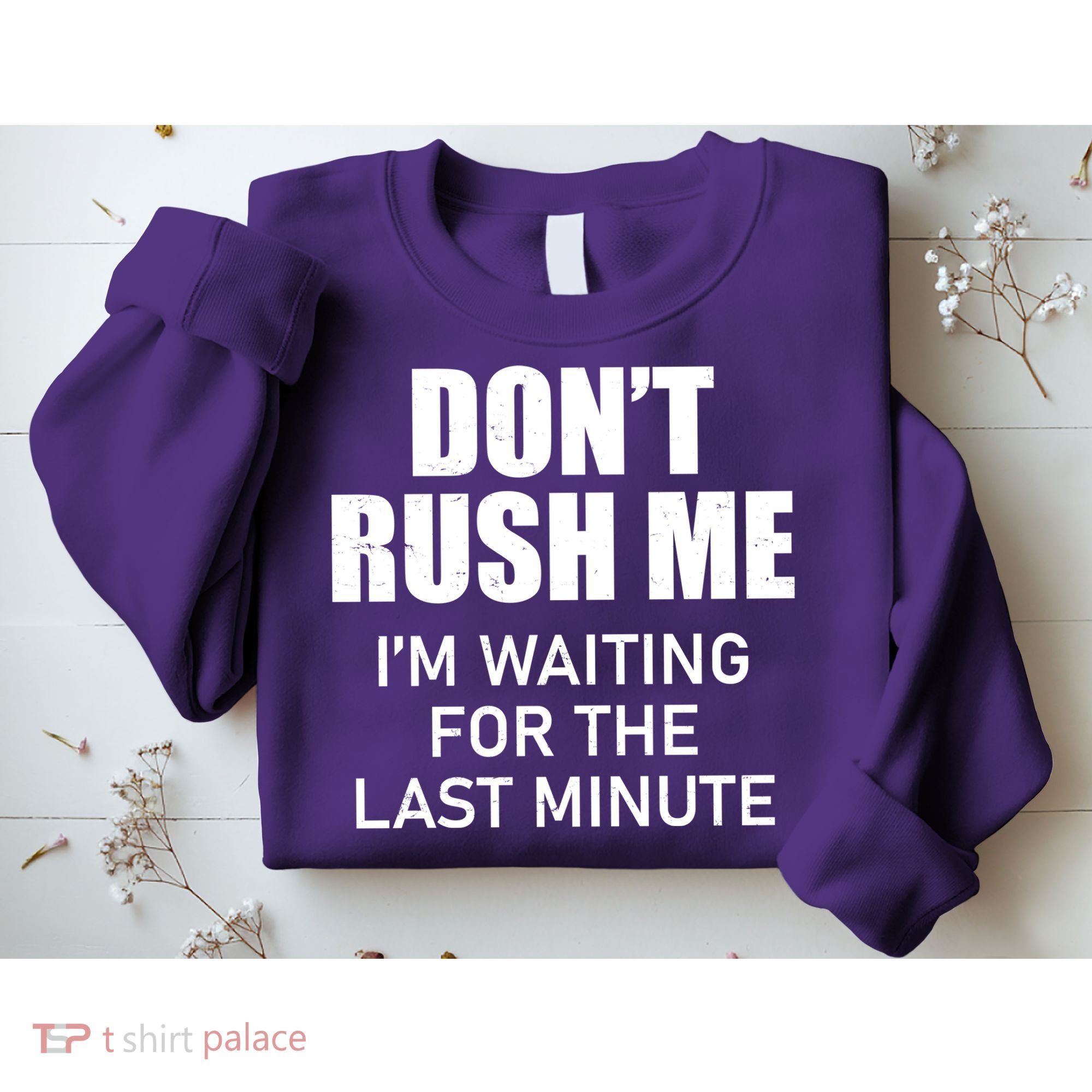 Don't Rush Me I'm Waiting For The Last Minute Sweatshirt
