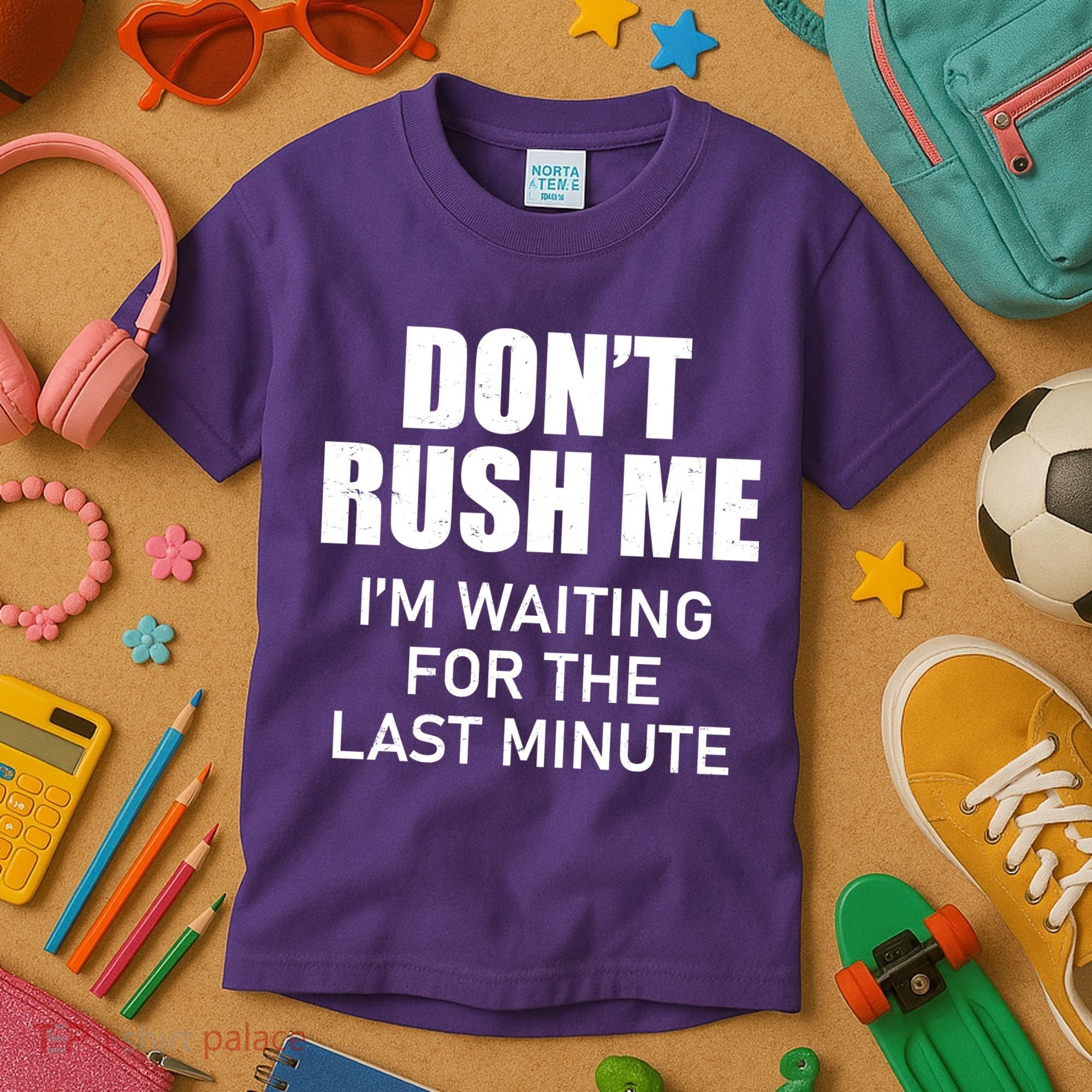 Don't Rush Me I'm Waiting For The Last Minute Kids T-Shirt
