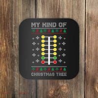 Drag Racing My Kind of Christmas Tree Drag Racer Xmas Coaster thumb 0