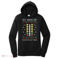 Drag Racing My Kind of Christmas Tree Drag Racer Xmas Women's Hoodie thumb 0