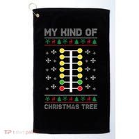 Drag Racing My Kind of Christmas Tree Drag Racer Xmas Golf Towel thumb 0