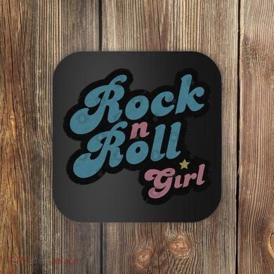 Darla Rock N Roll Girl Coaster