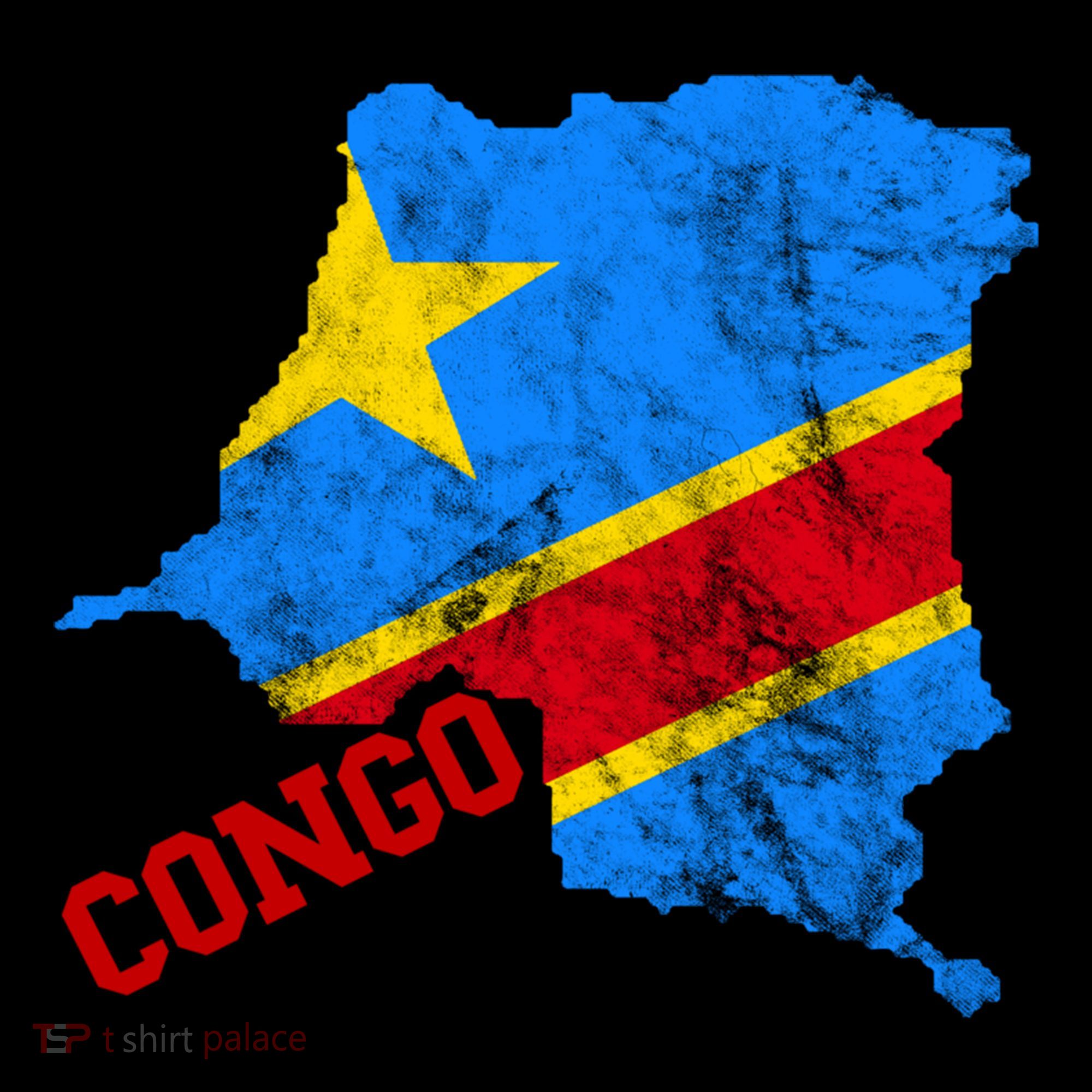 Democratic Republic Of Congo Map Congolese Flag Africa Pride Cute Gift Coffee Mug
