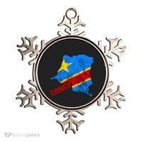 Democratic Republic Of Congo Map Congolese Flag Africa Pride Cute Gift Ornament thumb 0