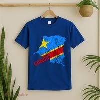 Democratic Republic Of Congo Map Congolese Flag Africa Pride Cute Gift T-Shirt thumb 2
