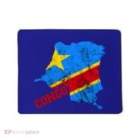 Democratic Republic Of Congo Map Congolese Flag Africa Pride Cute Gift Mousepad thumb 0