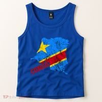 Democratic Republic Of Congo Map Congolese Flag Africa Pride Cute Gift Tank Top thumb 2