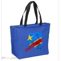 Democratic Republic Of Congo Map Congolese Flag Africa Pride Cute Gift Tote Bag thumb 2