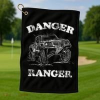 Danger Ranger Off Road Truck Golf Towel thumb 1