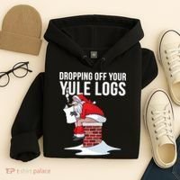 Dropping Off Your Yule Logs Hoodie thumb 4