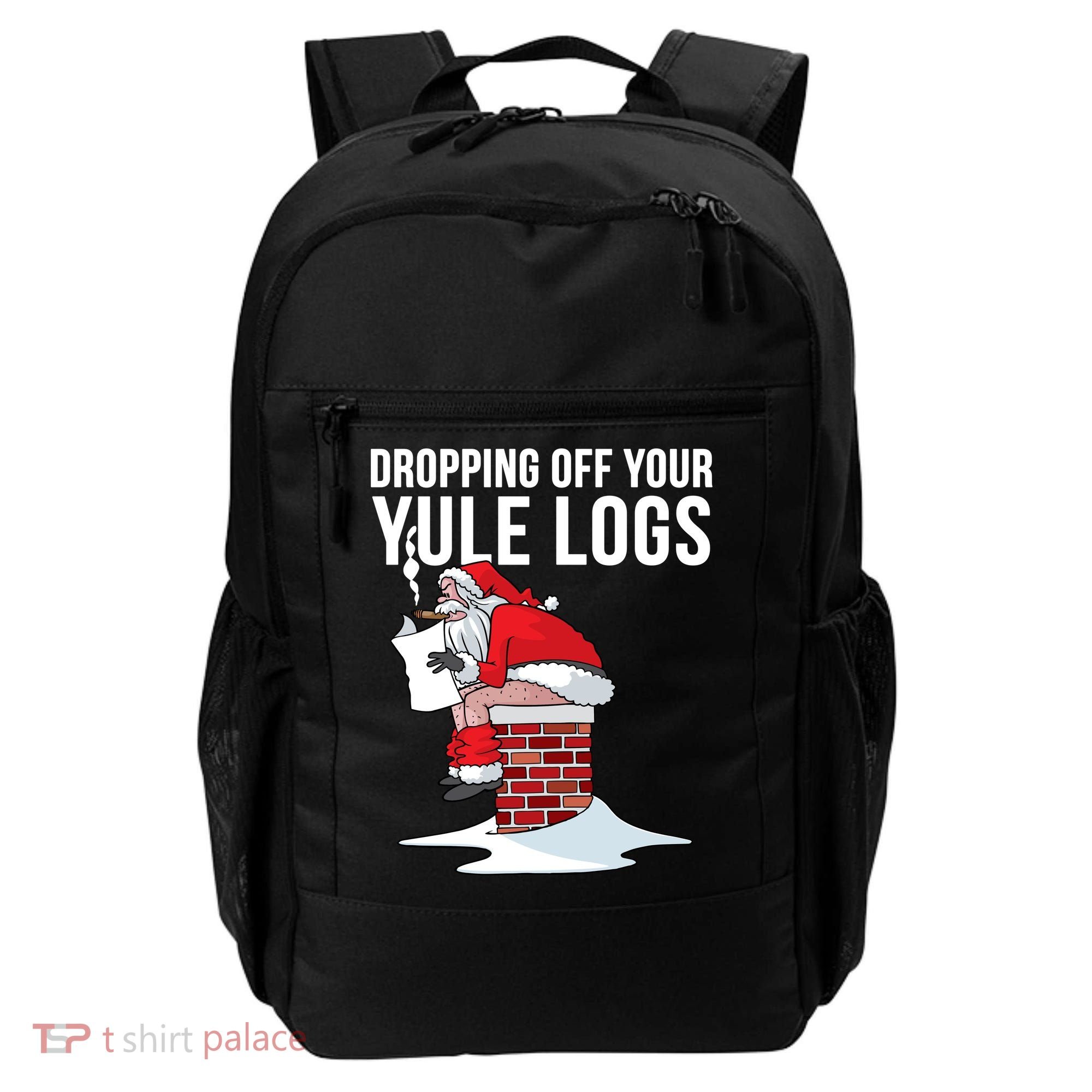 Dropping Off Your Yule Logs Backpack