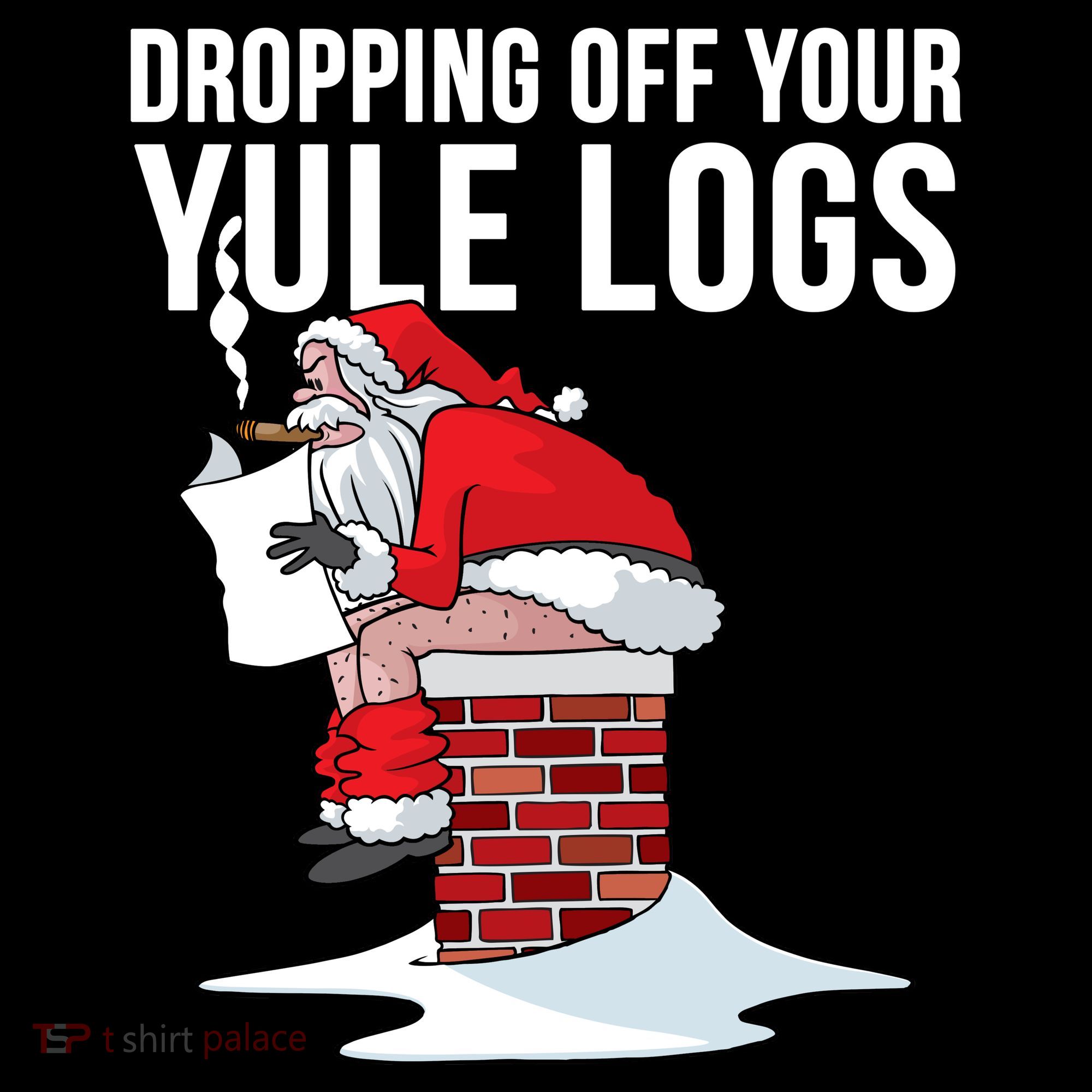 Dropping Off Your Yule Logs Backpack