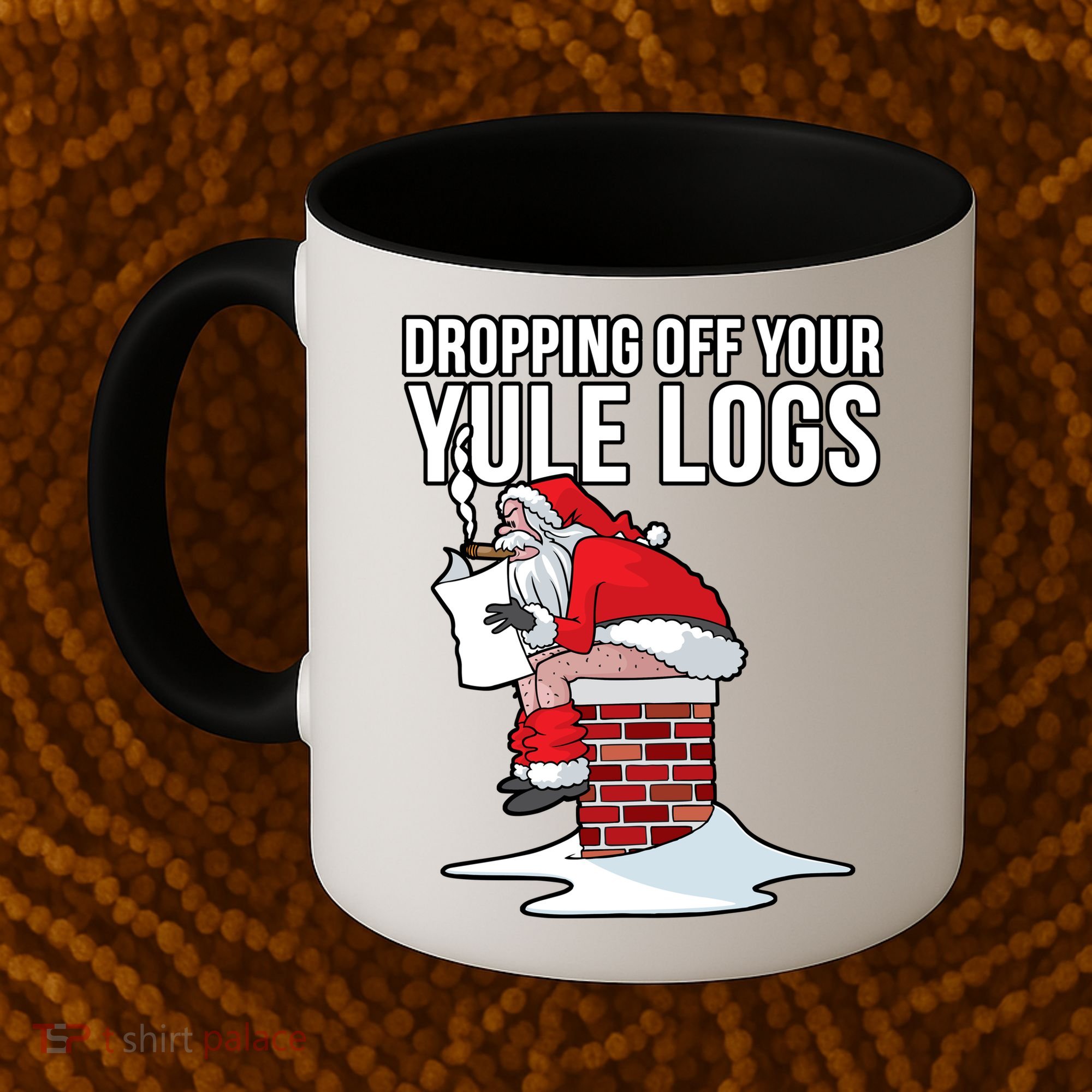 Dropping Off Your Yule Logs Coffee Mug