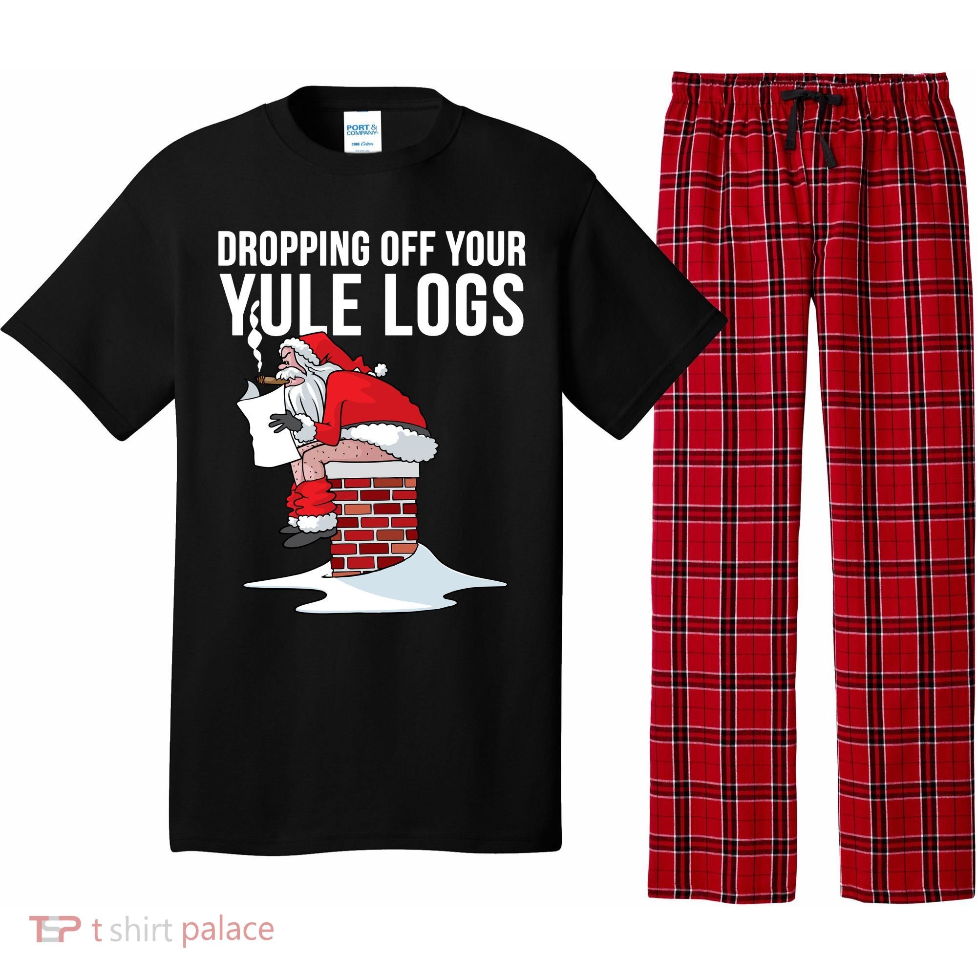 Dropping Off Your Yule Logs Pajama Set