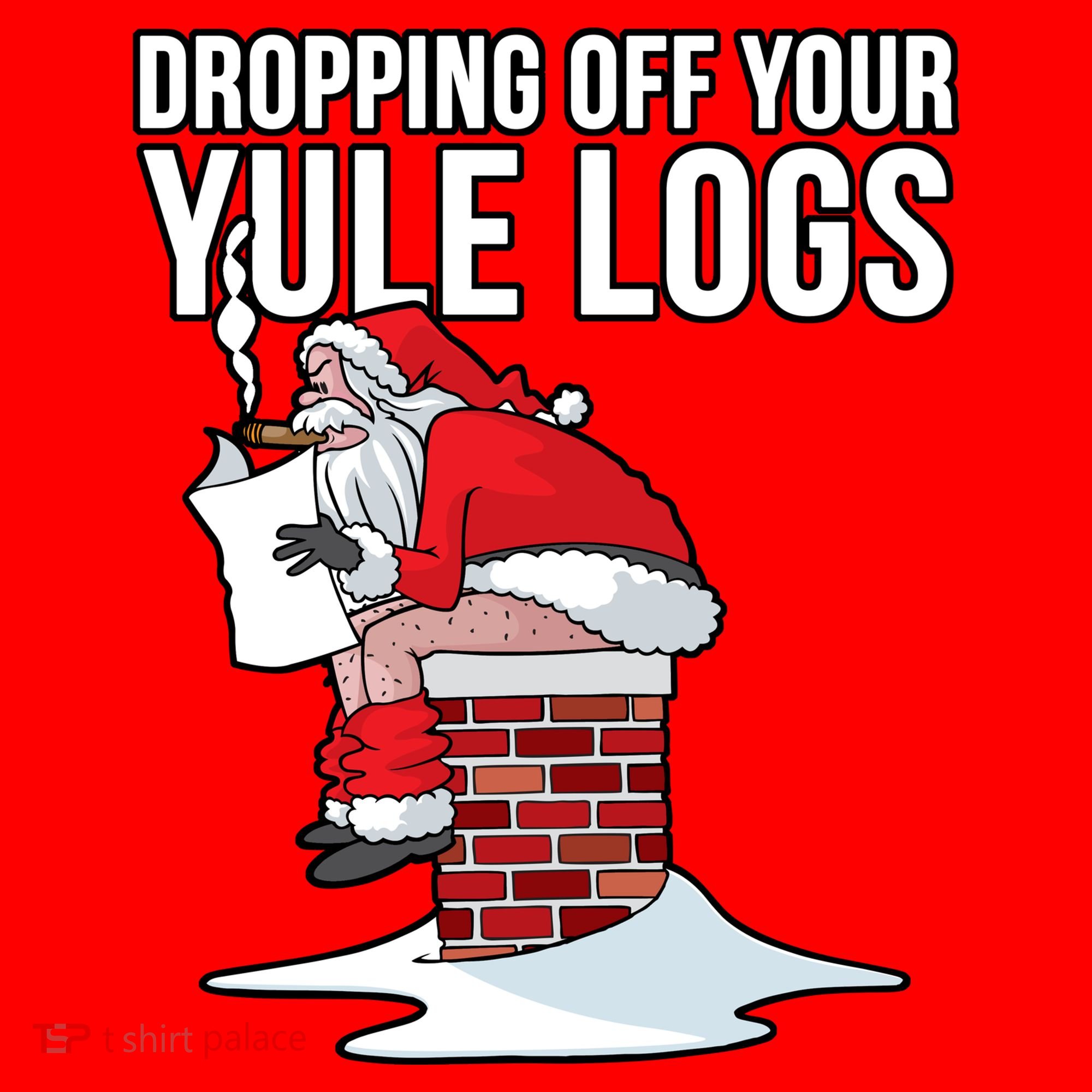 Dropping Off Your Yule Logs Santa Hat