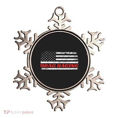 Drag Racing Patriotic American Drag Racer Apparel Design Ornament