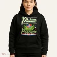 Dominican Republic Platano Power Baseball DR Flag Hoodie thumb 5