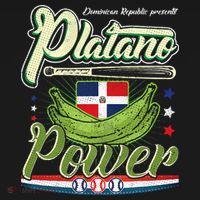 Dominican Republic Platano Power Baseball DR Flag Long Sleeve Shirt thumb 2