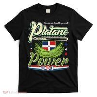 Dominican Republic Platano Power Baseball DR Flag T-Shirt thumb 0