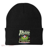 Dominican Republic Platano Power Baseball DR Flag Beanie thumb 0